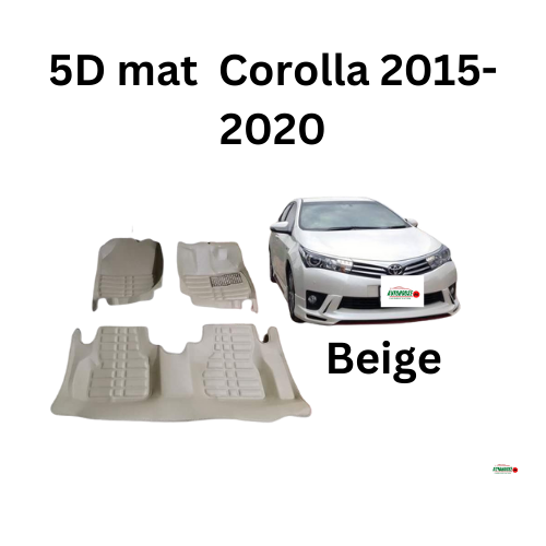 5D Floor Mats Corolla 2015-2020 Model